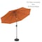 Pure Garden 10-Foot Patio Umbrella with Auto-Tilt and Base, Terracotta 50-LG1053B - alternate 2